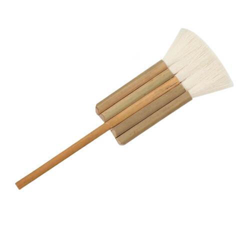 (5 rows) Bamboo Art Brushes Set With Handles Designed For Long Lasting