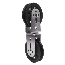 Cable Machine Rotating Dual Pulleys for Home Gym Stainless Steel Nylon