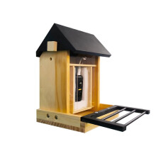 Câmera para Comedouro de Pássaros 1080P, Solar, de Baixo Consumo, com Visão Noturna, IP66 À Prova D'Água, Wi-Fi 2.4G, Conectada Ao Comedouro