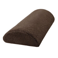 Recliner Foot Pillow Cushion High Resilience Memory Foam Bolster Sleeping Rest Multipurpose Half Roll Leg Pillow Brown