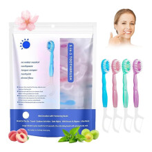 5 in 1 Toothbrush & Floss, 26Pcs Toothbrushes with Toothpaste, 5-in-1 Convenient Disposable Toothbrush