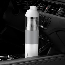 Kabelloser Mini-Handstaubsauger 4000Pa 3000mAh, wiederaufladbare Staubfänger für Auto & Zuhause Weiß/Grau