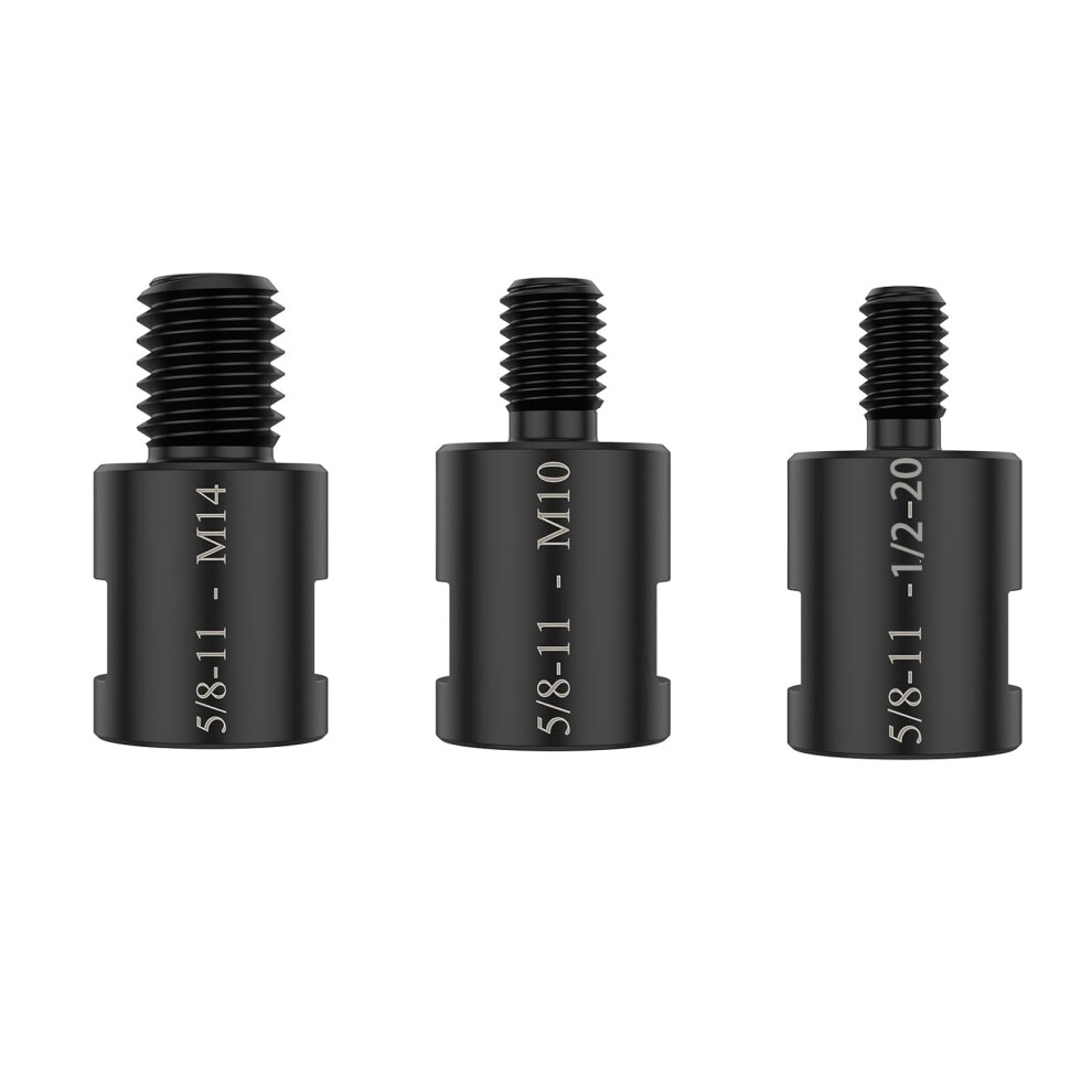 Angle Grinder Thread Adapter Set 5/811 To M10 M14, Bench Grinder Arbor Converter, Multithread Compatibility 9187378083185