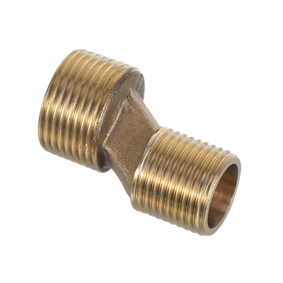 Curved Foot Bathroom Faucet Adapter Copper Eccentric Screw Connector Universal Offset Plumbing Fit 9187378084434