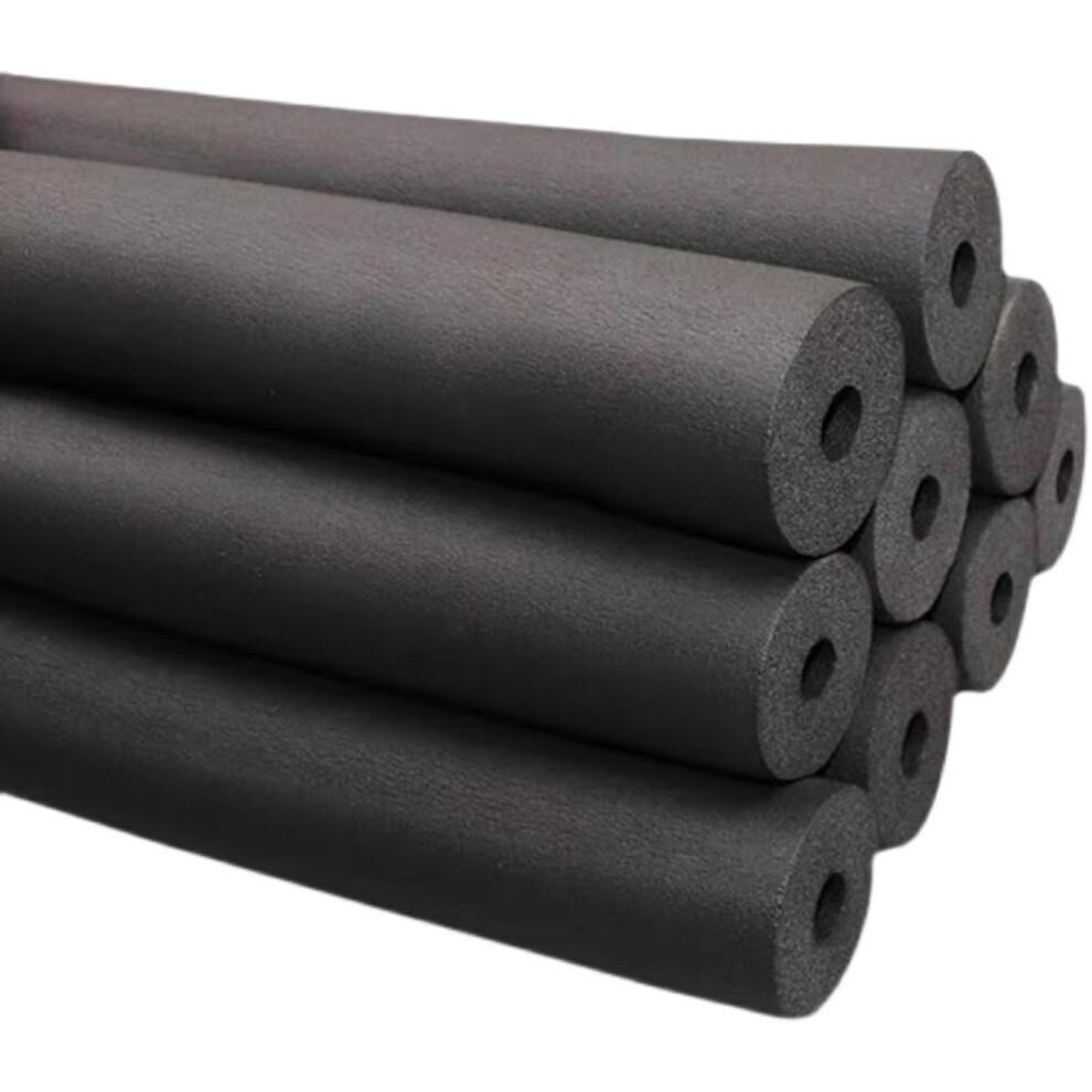 Pipe Insulation Foam Tube 1.80M Freeze Protection Sleeve For Outdoor Pipes Id 643Mm Black 9094768198070