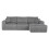 Azzuro Right Corner Sofa Grey Fabric 3