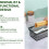 Silverware Organizer with Dustproof Lid, Stackable Cutlery Tray with Drainage Holes, 3 Pack 2
