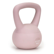 Kettlebell - SPRINGOS - 4 kg - Soepel - Ergonomisch - Lichtroze