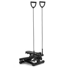 Stepper da fitness - SPRINGOS - Nero - Contapassi - Cavi di resistenza - Unisex
