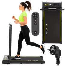 Tapis roulant - SPRINGOS - Dobrável - 6 km/h - Controle remoto - 0,75 CV