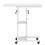 Bureau mobile - SPRINGOS - Table d'ordinateur portable - Hauteur réglable 76-86 cm - Blanc - Design moderne 2