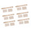Slim Transparent Plastic Double Sided Filter Adhesive Strip 10mm x 1m 1