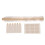 Slim Transparent Plastic Double Sided Filter Adhesive Strip 10mm x 1m 6