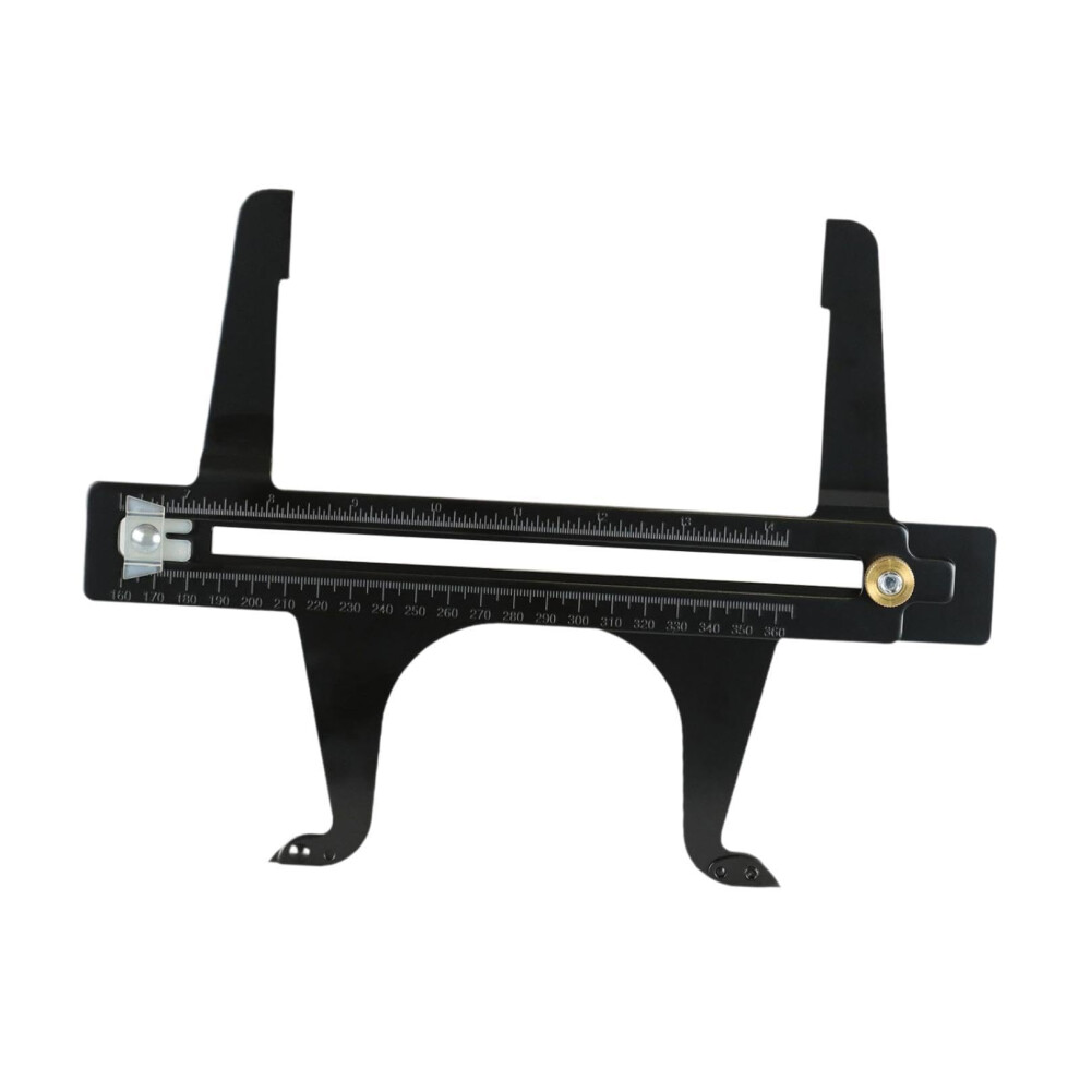 Brake Measuring Tool Steel Rear Drum Brake Lining Shoe Gauge For Accurate Setup 9094768198414