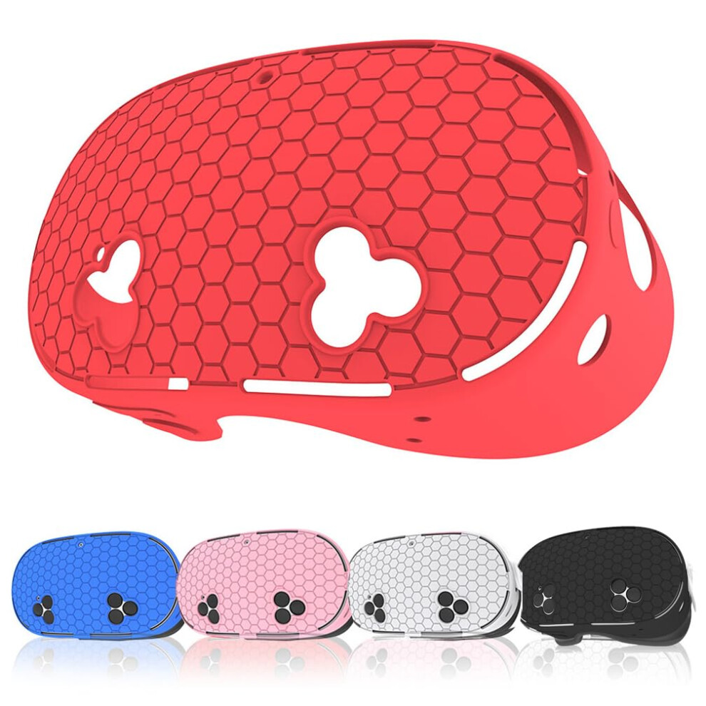 Silicone Protector Shockproof Scratchproof Dustproof Case Cover For Quest 3S Vr Headset Red 9187378086506