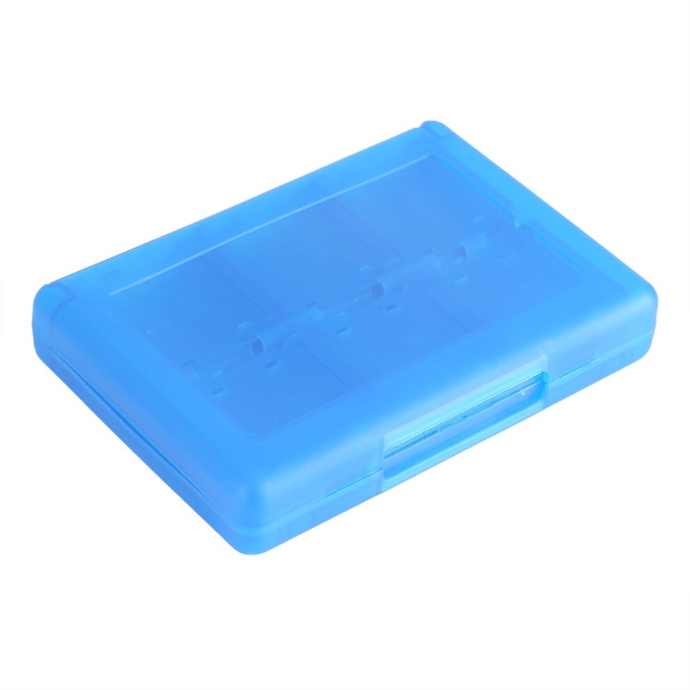 28 Slot Game Card Storage Case For Nintendo Switch And 3Ds With Secure Lock Closure Â Blue 9187378086766