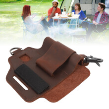 Ledergürtel-Werkzeugtasche Multifuntionale Tragbare Taillentasche Braun
