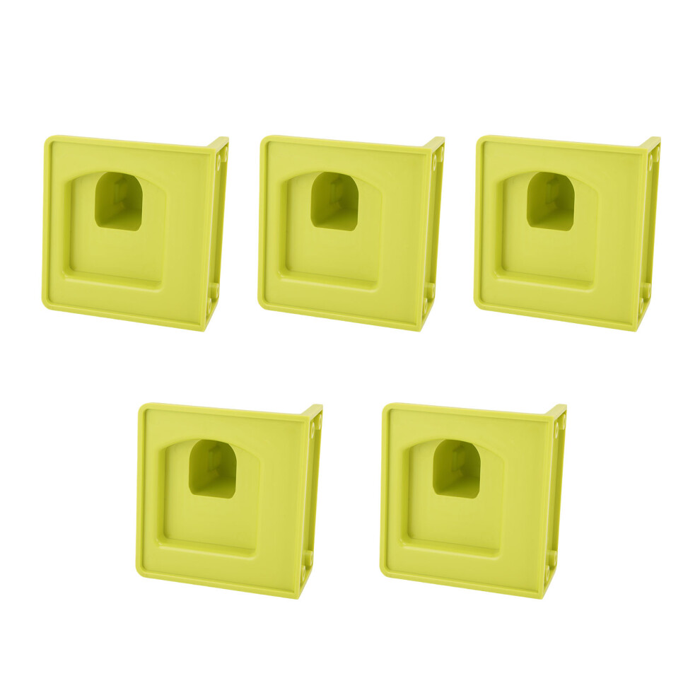 5Pcs Abs Wall Mount Tool Storage Rack For Garage Workbench Tools 8721380647808
