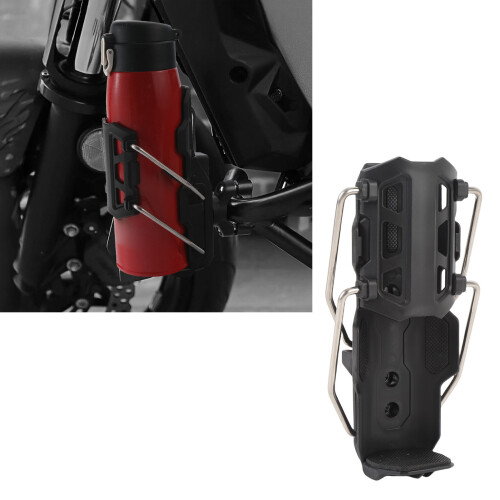 Universal Motorcycle Cup Holder, Fits 32-80mm Handlebar Diameter