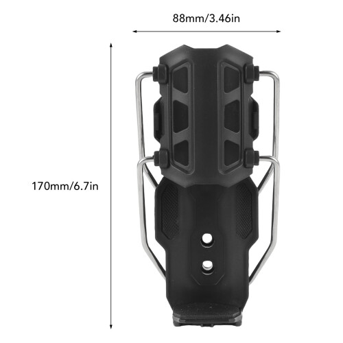 Universal Motorcycle Cup Holder, Fits 32-80mm Handlebar Diameter 1