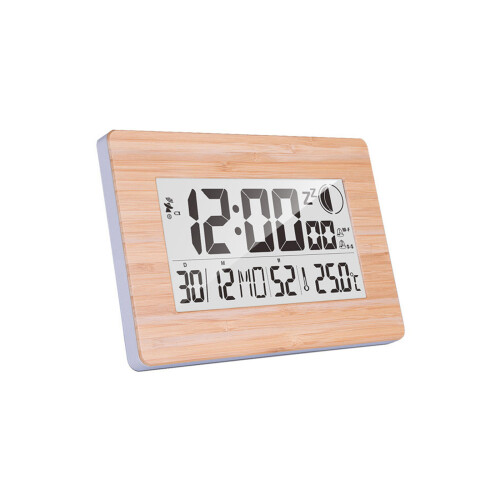 Bedsides Alarm Clock for Students with Time Temperature Display