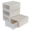 4Pack 19 Quart Stackable Plastic Storage Drawers with Clear Front and Secure Buckle Design 1