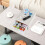 4Pack 19 Quart Stackable Plastic Storage Drawers with Clear Front and Secure Buckle Design 5