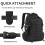 Nylon Multitool Sheath with Snap Closure, Knife Belt Pouch Fits 5''5.5'' Tools Vertical or Horizontal Carry 4