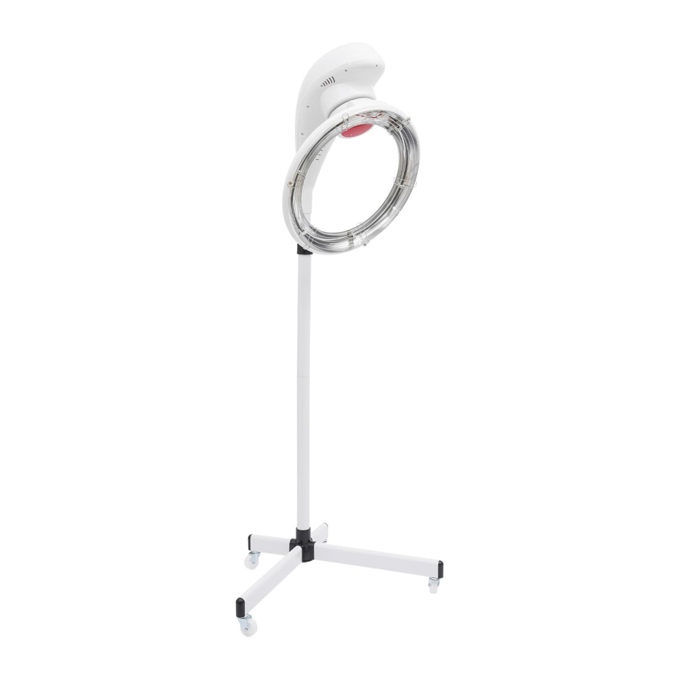 Salon Hair Dryer with Infrared Heat, 950W Rotating Processor for Styling and Coloring, Adjustable Height