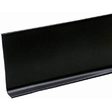 4 Inch Black Vinyl Wall Base Trim with Sleek Finish, Flexible Cove Design and Easy Installation