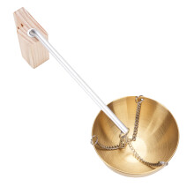 Goldene Edelstahl-Ölwanne 12 cm Duftdiffusor für Sauna & Spa
