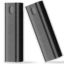 2 Pcs Screen Cleaning Kit, 3 in 1 Spray and Wipe Tool for Streak Care on Phones, Glasses, Laptops, TVs, Watches Black