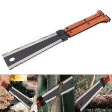 Folding Hand Saw 5.62 Inch SK5 Blade DoubleSided Serrated Compact Camping Saw with Safety Lock