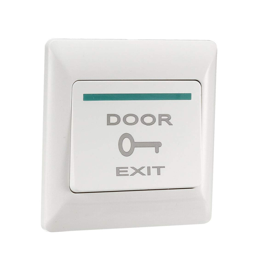 Push To Exit Button 86Mm Door Access Control Switch With Automatic Reset And Flameretardant Panel 9187378093887