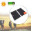 20W Foldable Double-Sided Monocrystalline Solar Panel Charger for Camping 13