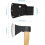Axe Sheath Nylon Cover for 1.25 lb Hatchet with Double Snap Closure and Secure Belt Loop 3