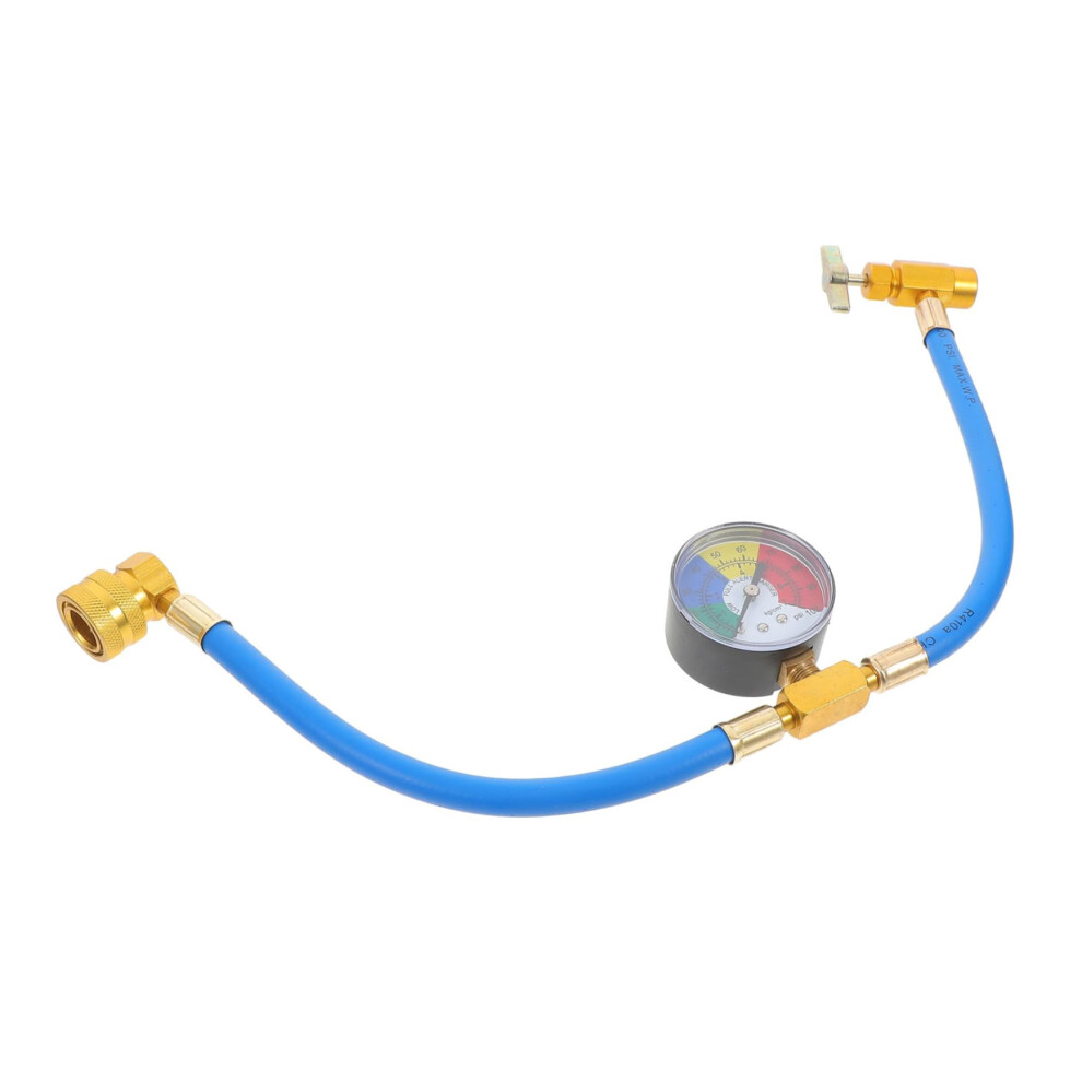 R134a Recharge Hose With Gauge For Car Ac Recharge Kit, Accurate Pressure Monitoring, Durable 9094768200650