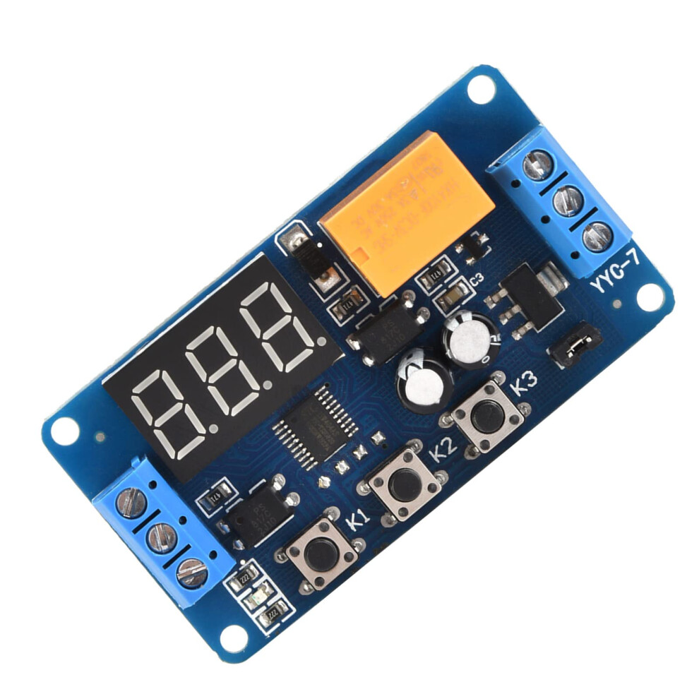 Time Delay Relay Cycle Timer Module Dc 3V7v Adjustable Switch For Plc Automation 9187378094853