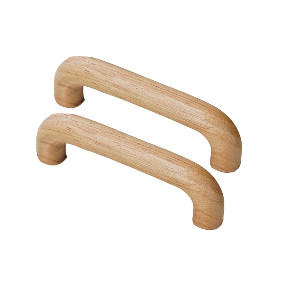 Wood Drawer Handle 96Mm Durable Beech Wood Cabinet Pull With Smooth Ergonomic Grip 9187378095812