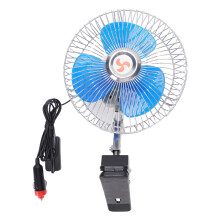6in Portable Vehicle Cooling Fan,DC24V,2 Speed,ABS+Metal