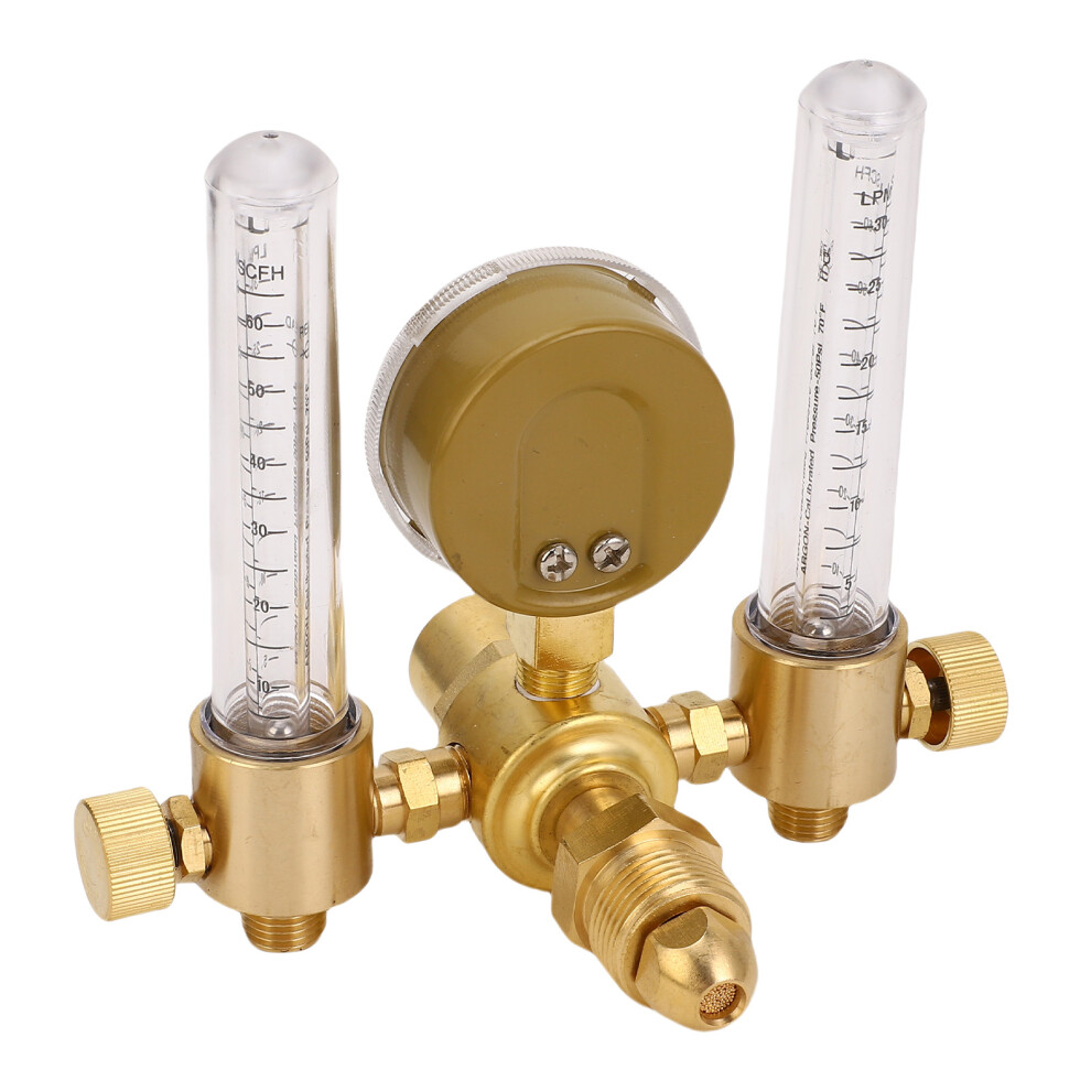 Argon Regulator Flowmeter 0-60Cfh 0-4500Psi Brass Cga580 7901380653806