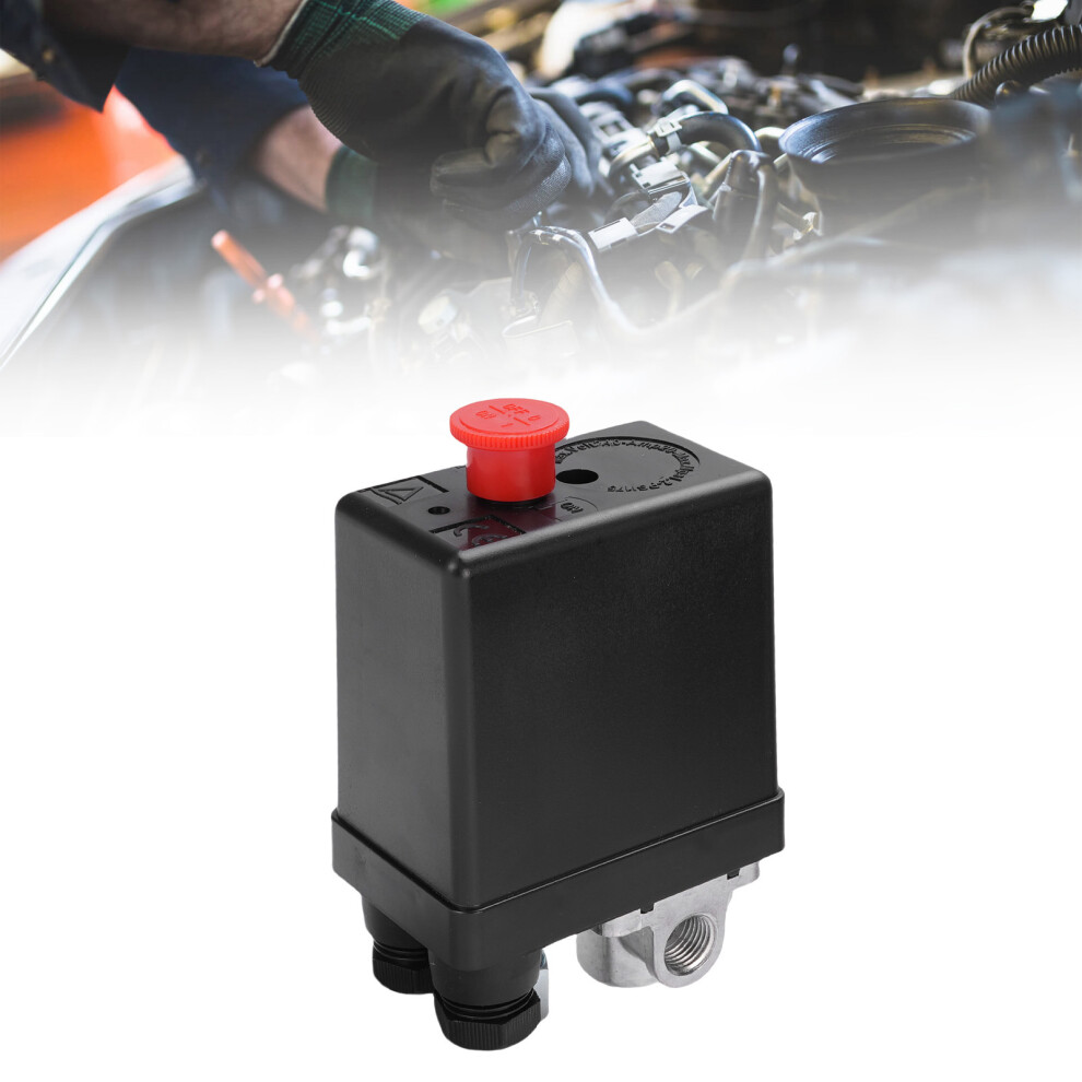 Air Compressor Pressure Switch 90-120Psi 4 Ports 240V 20A Valve 7661380654370