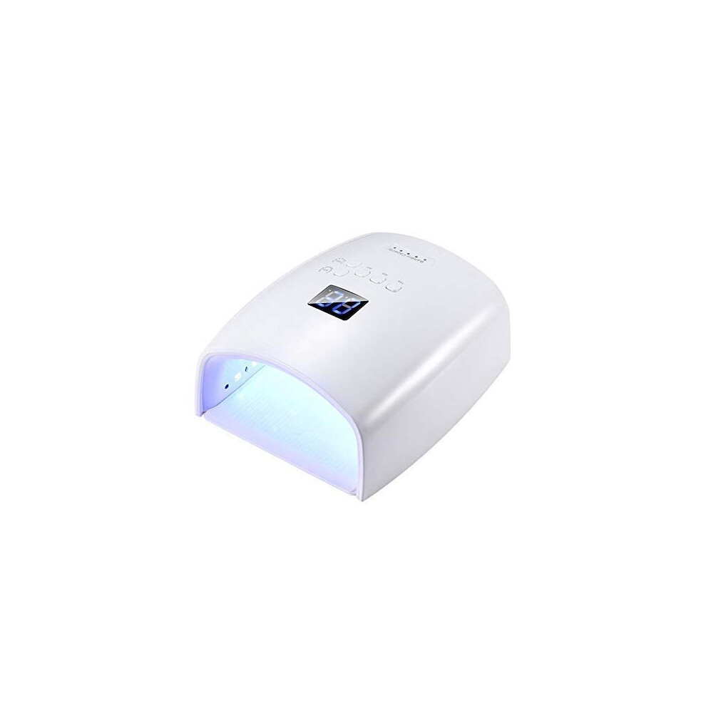 48W UV LED Nail Lamp Gel Nail Dryer with Painless Curing, Automatic Sensor and LCD Timer Display