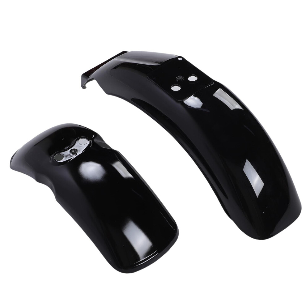 Motorcycle Mudguard Protector Set For Z50 Z110 8In/10In Wheels Black 8321380654488