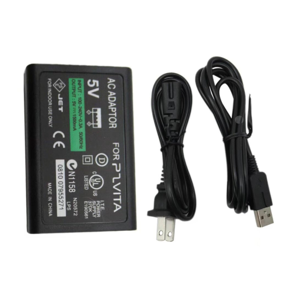 Charger With Fast Usb Charging And Data Transfer Cable For Ps Vita Psv 1000 Pch1001 9187378098035