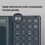 23 Keys Bluetooth Numeric Pad with Touchpad & Calculator, Foldable, Black 8