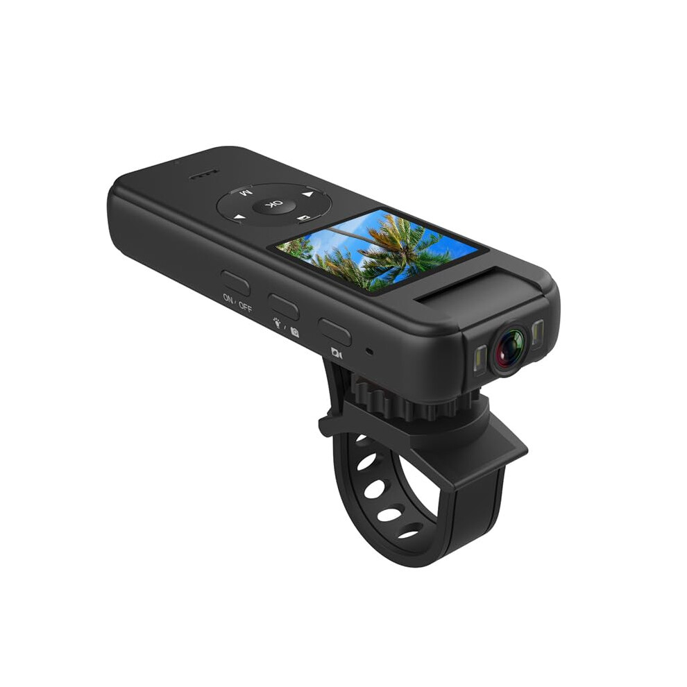 Body Camera 1296P Full Hd With 180 Rotating Lens, Night Vision, Wireless Transfer, Loop Recording 9187378098417