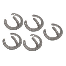 5pcs Vintage Horseshoe Wall Hooks Decorative Heavy Duty Iron Hanger for SpaceSaving Storage
