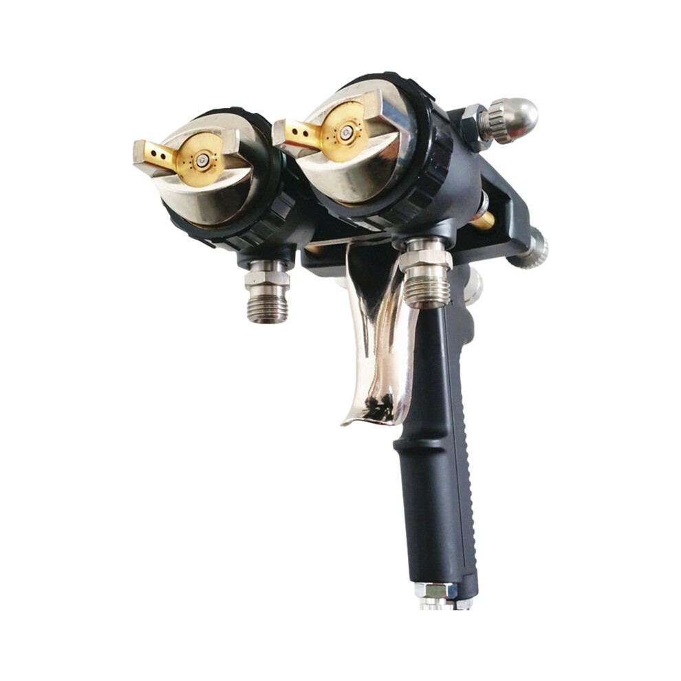 1.4Mm Dual Chrome Pneumatic Sprayer For Professional Painting Double Nozzle 6031794434430