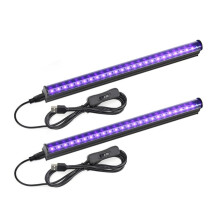 2 Stück 5W USB UV-LED Schwarzlicht T5 Schwarzlichtleiste 380nm-400nm Fluoreszierend Party Disco für Party, Disco, DJ Bühnenbeleuchtung